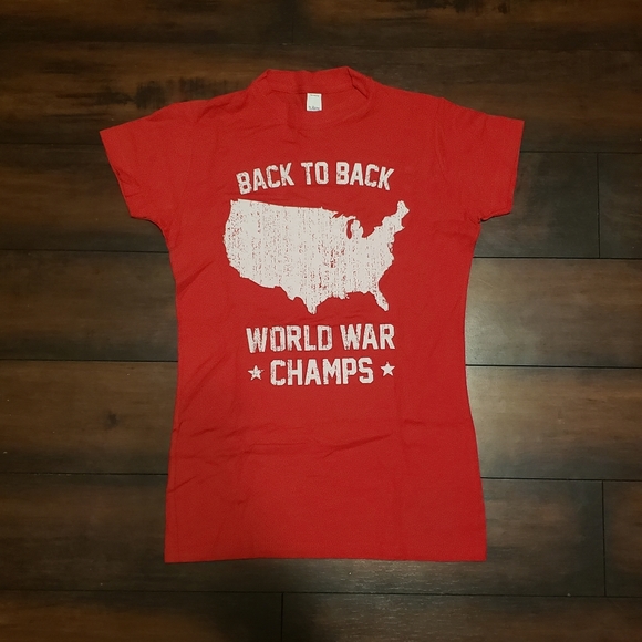 Tops - Back to Back World War Champs T-shirt